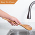 Wooden Spoons for Cooking,14 Inch Comfort Grip Wood Spoons,Wooden Kitchen Utensils for Stirring Scraping Flipping and Serving,Non-Stick Cookware S...