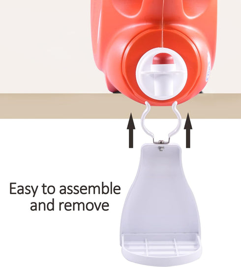 Laundry Detergent Cup Holder, Laundry Fabric Softener Cup Holder Drip Tray Catcher, Adjustable Holder Fits Most Economic Sized Bottles, No More Me...
