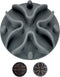 Slow Feeder Dog Bowls Insert, Silicone Dog Slow Feeder Bowl with Strong Suction Cups Perfect For Stainless Steel Glass Ceramic Dog Bowls (Grey, Me...