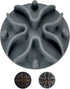 Slow Feeder Dog Bowls Insert, Silicone Dog Slow Feeder Bowl with Strong Suction Cups Perfect For Stainless Steel Glass Ceramic Dog Bowls (Grey, Me...