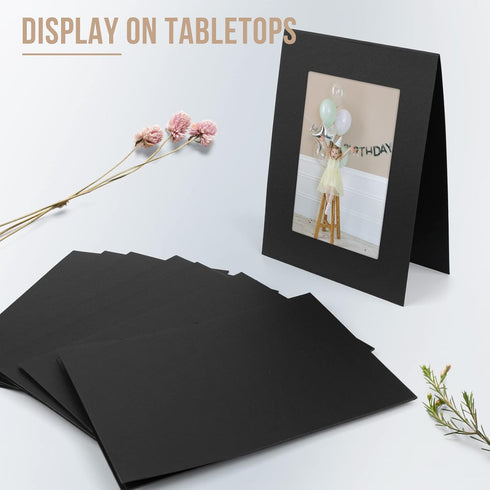 Golden State Art, Pack of 100, 4x6 or 6x4 Photo Folders, Cardboard Picture Frame, Paper Frame Cards, Greetings/Invitation Special Events: Graduati...