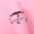 2pcs Couple Bracelets, Magnetic Butterfly And Moon Matching Bracelets Mutual Attraction Valentine Relationship Love Heart Bracelets Friend Jewelry...