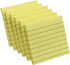 Lined Sticky Notes, 3x3 Inch, 600 Sheets Self-Stick Notes, Easy to Post for School, Office, Notebook, Pastel Yellow Color, 100 Sheets/Pad...