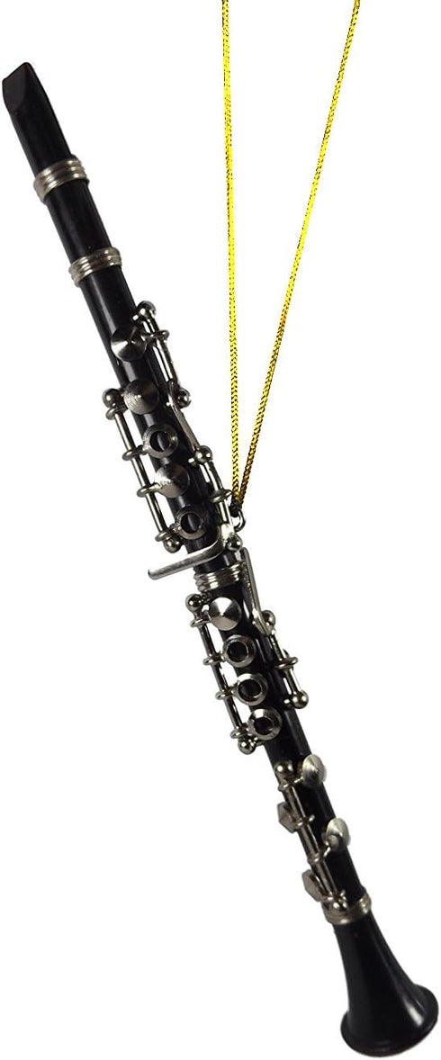 Black Music Clarinet Musical Instrument Ornament NEW...
