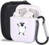 MAYCARI Cute Sheep Case for AirPods 2&1 with Keychain,?White? Animals Design Protective Soft TPU Cover Compatible with Apple AirPods Charging Case...