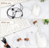 5 Pieces PU Leather Cord Organizer Reusable Cable Organizer Cord Keeper for Cable Straps,wrap Headphone,Earbud case,Headset (Brown)...