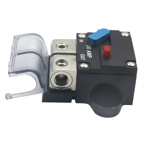 ZOOKOTO 12-24 Volt DC 200A Circuit Breaker, 0 or 4 Gauge Trolling Motor Auto Car Marine Boat Bike Stereo Audio Inline Fuse Holders Inverter 200A...