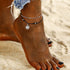 Boho Sun Ankle Bracelets Layered Beach Anklets for Women...