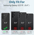 FNTCASE for Samsung Galaxy S23-FE Case: Military Grade Drop & Shock Protection Cell Phone Cover with Kickstand | Heavy Duty Rugged Phonecase Prote...