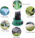 2Pcs Multi-tips Lawn Sprinkler Head Nozzle Adjustable Outdoor Garden Patio Water Sprayer Irrigation System Parts...
