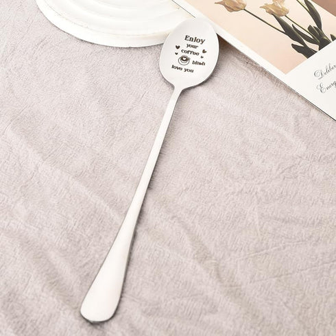 Spoon Gifts for Coffee Lovers Best Friend Friendship Gifts for Women Sister Birthday Gifts for Teen Girls Christmas Gift Ideas Expresso Spoon for ...