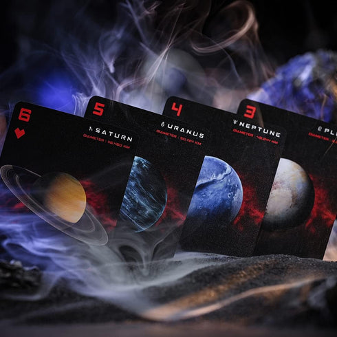 Cosmos Playing Cards: Space-Themed for Astronomy Enthusiasts with Galaxy Planets - Black Hole, Sun, Mars, Moon... (Standard Edition)...