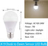 Dusk to Dawn LED Outdoor Light Bulb 7W Daylight White Auto on/Off Photocell Sensor A19 LED Light Bulb 60 Watt Equivalent, 3-Pack...