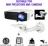 2-Be-Best Projector Wall Mount, Angle Adjustable Projectors Mounts for Mini Projectors, Projector Mount for Wall with Load 11 lbs Length 7.9" 1/4"...