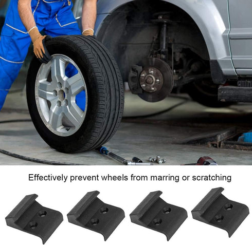 Jaw Protectors, 4pcs ABS Tire Changer Clamp Cover Jaw Protectors Guard Protective Covers...