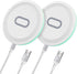 2Pack 15W Wireless Charger Fast Charging Pad for Samsung Galaxy Z Fold Flip 6 5 4, S24 S23 S22 S21 S20 Ultra 5G FE S10 S9 S8 S7 S6, Note 20 10 9 8...