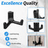 Tool Hooks Compatible with Lifetime Storage Shed Accessories, Black Shed Hook fit for Rakes Shovels Scissors Knives Power Tools, Plastic Shed Acce...