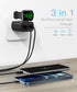 24W USB C Charger, 3 in 1 Design with Apple Watch Wireless Charger, PD Charger for iPhone, AirPods...