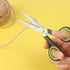 Scissors, Stainless Steel Blades Soft Grip for Home, School, Office. Black and Green, 4...