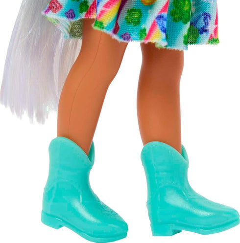 Barbie Dreamtopia Chelsea Unicorn Small Doll with Detachable Tail, Horn Headband Accessory & Green Hair, Bends at Waist...