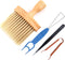 4 Pcs Computer Cleaning Tool Kit Keyboard Cleaning Wooden Anti-Static Soft Brush Set with Keycap Puller and Switch Gripper for Computer Keyboards,...