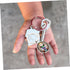 4pcs Russian Pendant Year Keychains Key Chinese Decorative for Ring Bag New Charms Tote Matryoshka Stacking Decoration Purse Keyrings Dolls Metal ...
