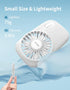 Aluan Handheld Fan Mini Fan Powerful Small Personal Portable Fan Speed Adjustable USB Rechargeable Cooling for Kids Girls Boys Woman Home Office T...