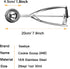 Medium Cookie Scoop, 2 Tbsp / 30ml / 1 oz, Size #40 Cookie Dough Scoop, Cookie Scoops for Baking, 1 25/32 inches / 4.5 CM Ball, 18/8 Stainless Ste...