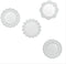 Metal Die Cuts Set Include 4 Different Patterns Round Lace Flower Border Cutting Dies Cut Stencils for Scrapbooking Photo Album Decorative Embossi...