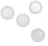 Metal Die Cuts Set Include 4 Different Patterns Round Lace Flower Border Cutting Dies Cut Stencils for Scrapbooking Photo Album Decorative Embossi...