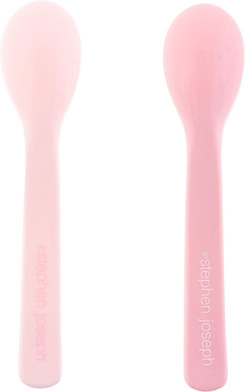 Stephen Joseph Silicone Baby Spoons, One size, SLOTH...