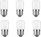 T28 1W E26 Small LED Edison Night Light Bulb Low Watt Vintage Edison Tube Bulb 2700K Warm White 15 Watt W/Frosted Glass for Refrigerator Freezer C...