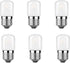T28 1W E26 Small LED Edison Night Light Bulb Low Watt Vintage Edison Tube Bulb 2700K Warm White 15 Watt W/Frosted Glass for Refrigerator Freezer C...