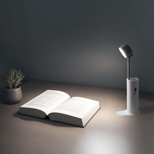 Folding Desk Lamp, Multi Functional Flashlight, Phone Charging, 5000mAh Long-Lasting Battery, Power Outage Light, Dorm, Desk, Portability...