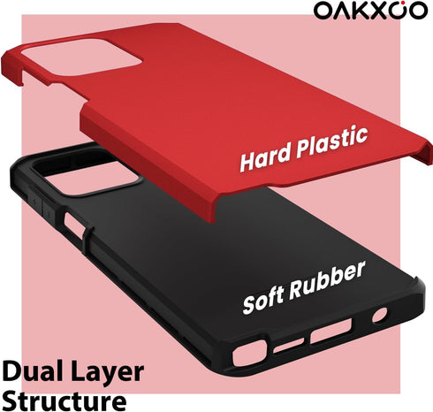 oakxco Slim Protective Case for Motorola Moto G Stylus 5G 2023, Military-Grade Soft Silicone Rubber & Hard Plastic, Heavy Duty Shockproof Bumper D...