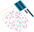 DUROCK Stabilizer V2, Screw in Stabilizers with 2u 6.25u 7u Wires, PCB Mount Keyboard Stabilizers for Mechanical Keyboards (V2 Pink Teal 80% Kit)...