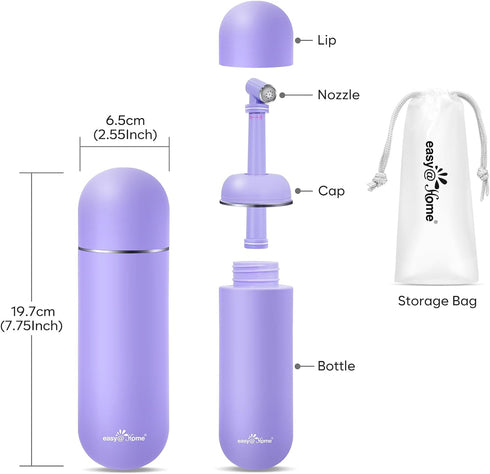 Portable Peri Bottle for Postpartum & Perineal Care: Easy@Home Handheld Bidet Perfect for Personal Hygiene Cleaning & Travel Friendly | 380ml Leak...
