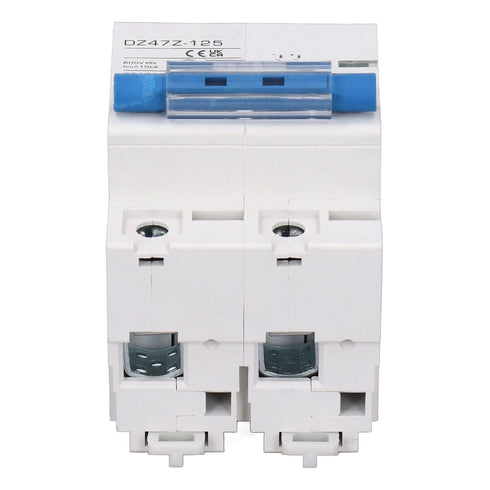 DC Circuit Breaker, 600V Safe Isolated Short Circuit Protection 2P High Efficiency PV Air Circuit Breaker with Fireproof Shell for Solar System (D...