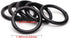 10Pcs Zinc Alloy Spring O Ring, 1-1/4" 32mm Gate O Ring Round Carabiner Metal Snap Clip Trigger Spring Keyring Buckle for Bags,Purses...