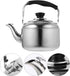 Alipis Stovetop Tea Kettle, 1.5L Stainless Steel Whistling Water Kettle with Cool Handle, Stove Top Household Water Boiler Water Pot for Home, Kit...