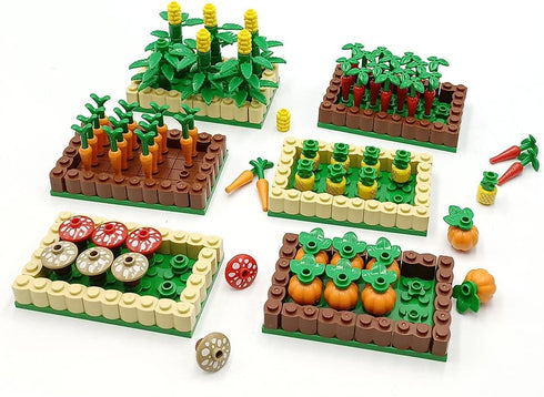 Cropland Set Farm Field Accessories Building Blocks Brick Playset for 6 Year Old Boys Girls Harvest Seasonal Building Kits for Boys Kids 8-12...