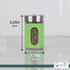 Salt Pepper Shaker Retro Single Spice Jar Glass - Green...