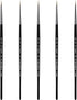 XDT#725 Micro Detail Artist Pin Point Painting Brush Set of 5 Piece #0000 Brushes Set, Acrylic Watercolor Oil, Fine Detailing Painting, Art, Scale...