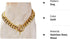 Chain Dog Collar 18K Gold Cuban Link Dog Chain 15MM 10MM Thick Chain Collar Metal Stainless Steel Heavy Duty Slip Dog Collars for Small Dogs (14",...