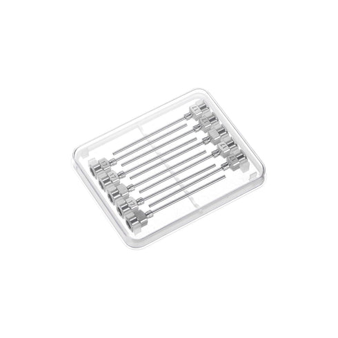 10pcs 17Gauge Stainless Steel Dispensing Needles, 1 1/2" All Metal Glue Needle Tube Blunt Tips Luer Lock for Thick Liquids, Ink, Glue, Lab Use...
