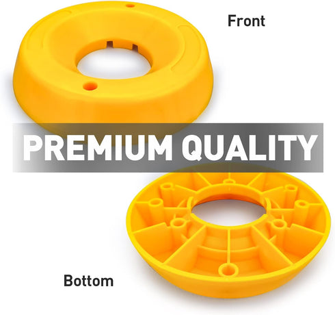 Durable Wheel Dock for Trailer Tongue Jack, Heavy Duty Wheel Dock for Cargo Camper RV Boat Roller Stopper, Caster Chock Easy to Store and Transpor...
