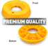 Durable Wheel Dock for Trailer Tongue Jack, Heavy Duty Wheel Dock for Cargo Camper RV Boat Roller Stopper, Caster Chock Easy to Store and Transpor...