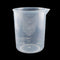 250ml-300ml Plastic Graduated Beaker (1 Pack), Transparent PP Measuring Cup Mixing Cup for Kitchen Lab...