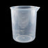 250ml-300ml Plastic Graduated Beaker (1 Pack), Transparent PP Measuring Cup Mixing Cup for Kitchen Lab...