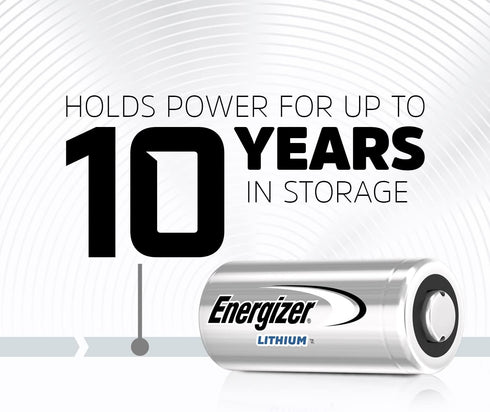 Energizer 123 Batteries, Lithium CR123A Battery, 6 Battery Count...
